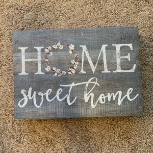 Rustic “Home Sweet Home” Wall Decor